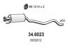 KLARIUS 250364 Middle Silencer